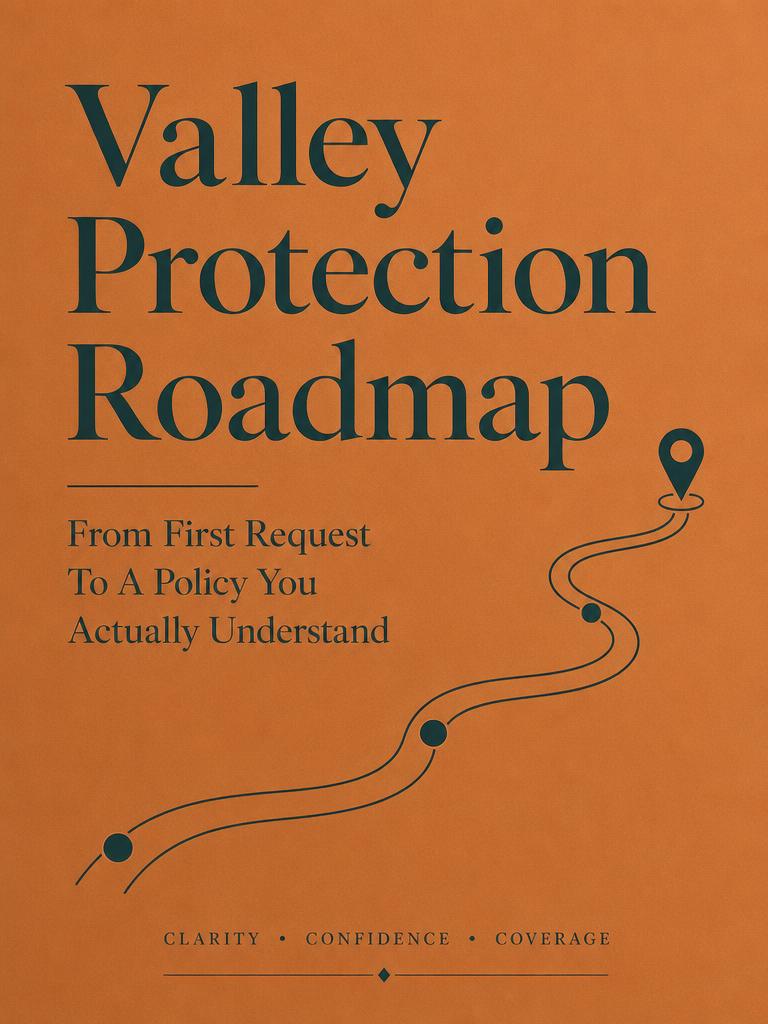 Cover of the Valley Protection Roadmap guide